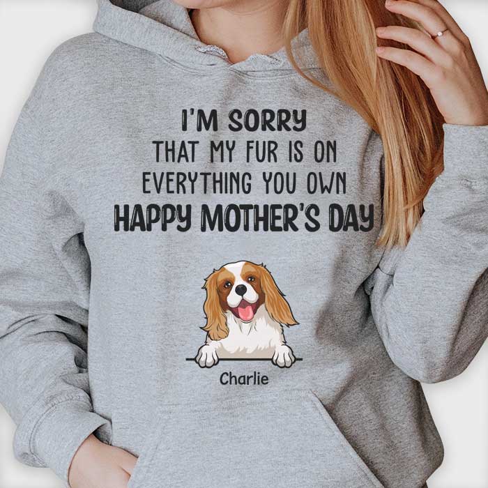 Custom Name Funny Dog Mom Mother's Day Gifts - Personalized Apparel