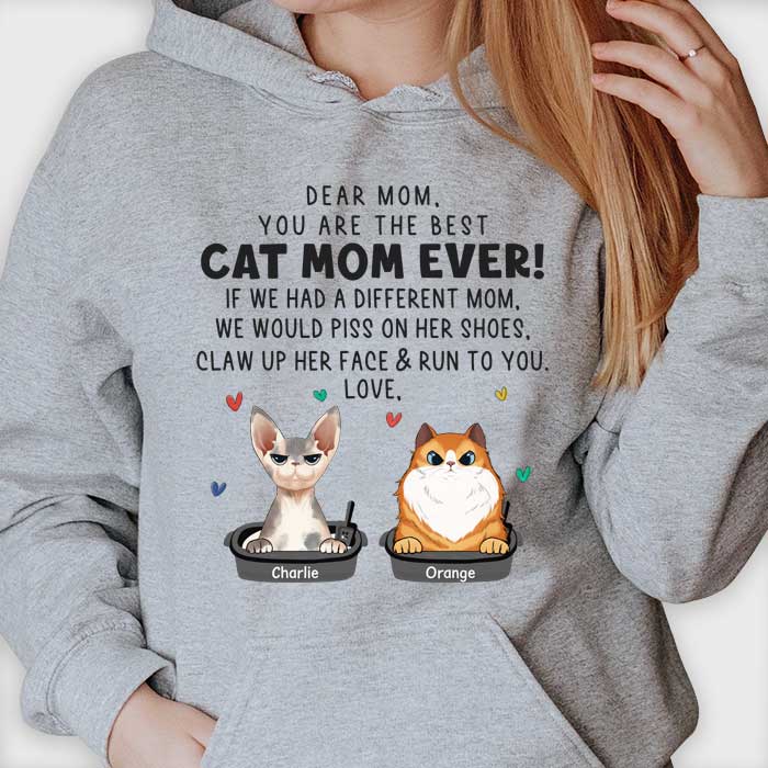 I Would Claw Up Her Face - Gift For Cat Mom, Personalized Unisex T-shirt, Hoodie