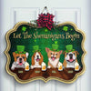Happy Saint Patrick's Day - Gift For Dog Lovers, Personalized Shaped Wood Sign