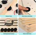 Tabletop Shuffleboard Game for Competitive Family Fun - Board Game