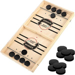 Tabletop Shuffleboard Game for Competitive Family Fun - Board Game