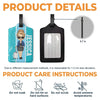 Discover, Dream, Explore - Travel Personalized Custom Luggage Tag - Holiday Vacation Gift, Gift For Adventure Travel Lovers