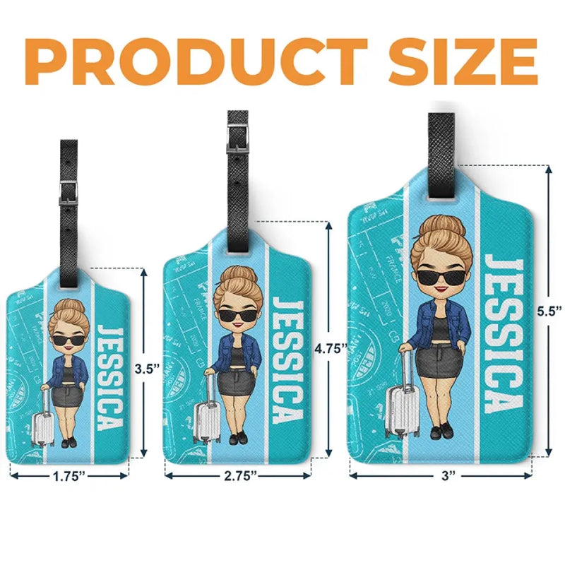 Custom Name Travel Gifts for Women - Personalized Luggage Tag