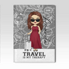 Travel Lover - Travel Personalized Custom Passport Cover, Passport Holder - Holiday Vacation Gift, Gift For Adventure Travel Lovers