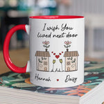 Custom Neighbor Friendship Gifts - Personalized Accent Mugs