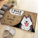 Custom Name Funny Cat Alcohol Gifts for Cat Lovers - Personalized Doormat