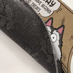 Custom Name Funny Cat Alcohol Gifts for Cat Lovers - Personalized Doormat
