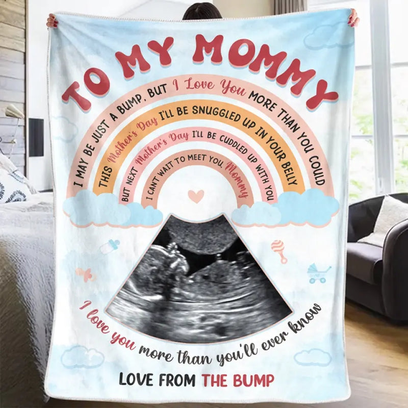 Custom Photo Mother's Day Gifts for Mom - Personalized Blanket