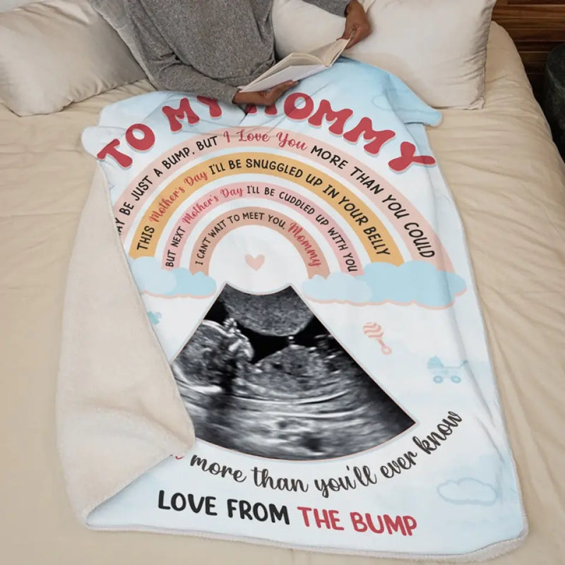 Custom Photo Mother's Day Gifts for Mom - Personalized Blanket