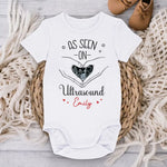 Custom Name Ultrasound Baby Announcement Gifts - Personalized Baby Onesies