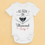Custom Name Ultrasound Baby Announcement Gifts - Personalized Baby Onesies