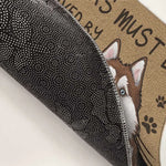 Custom Name Corgi Dog Lover Gifts - Personalized Doormat