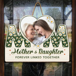 Custom Photo Mother Daughter Gifts - Personalized Wood Sign
