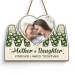 Custom Photo Mother Daughter Gifts - Personalized Wood Sign