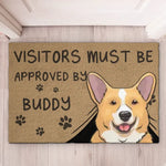 Custom Name Corgi Dog Lover Gifts - Personalized Doormat
