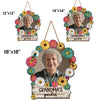 Custom Photo Grandma's Garden - Family Personalized Custom Shaped Home Decor Wood Sign - House Warming Gift For Mom, Grandma