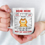 Custom Name Cat Mom Gifts for Women - Personalized Mugs