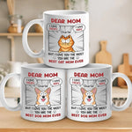 Custom Name Cat Mom Gifts for Women - Personalized Mugs