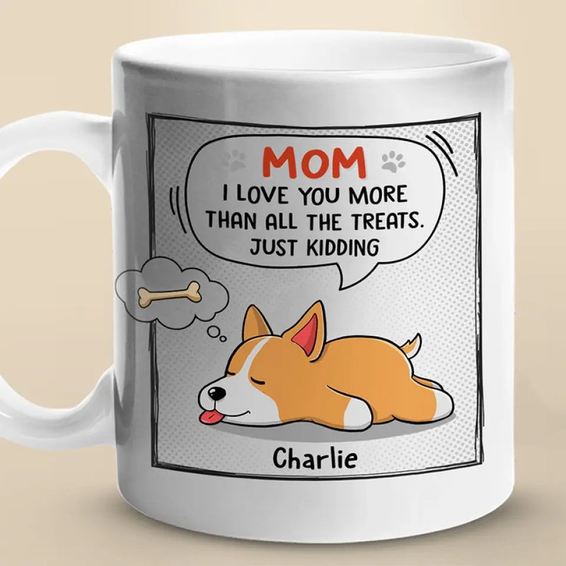 Custom Name Funny Dog Gifts for Mom - Personalized Mug
