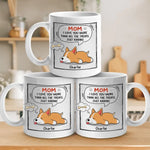 Custom Name Funny Dog Gifts for Mom - Personalized Mug