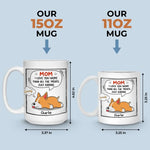 Custom Name Funny Dog Gifts for Mom - Personalized Mug