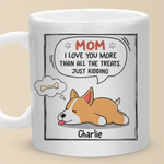 Custom Name Funny Dog Gifts for Mom - Personalized Mug