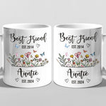 Custom Best Friend Auntie Gifts - Personalized Mug