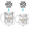 From Bestie To Auntie - Bestie Personalized Custom Mug - Gift For Best Friends, BFF, Sisters
