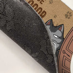 Funny Cat Please Keep Door Closed Entryway Decor - Doormat