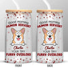 Your Tiny Furry Overlords - Dog & Cat Personalized Custom Glass Cup, Iced Coffee Cup -  Gift For Pet Owners, Pet Lovers