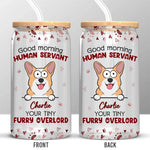 Custom Name Corgi Gifts for Dog Lovers - Personalized Glass Cup
