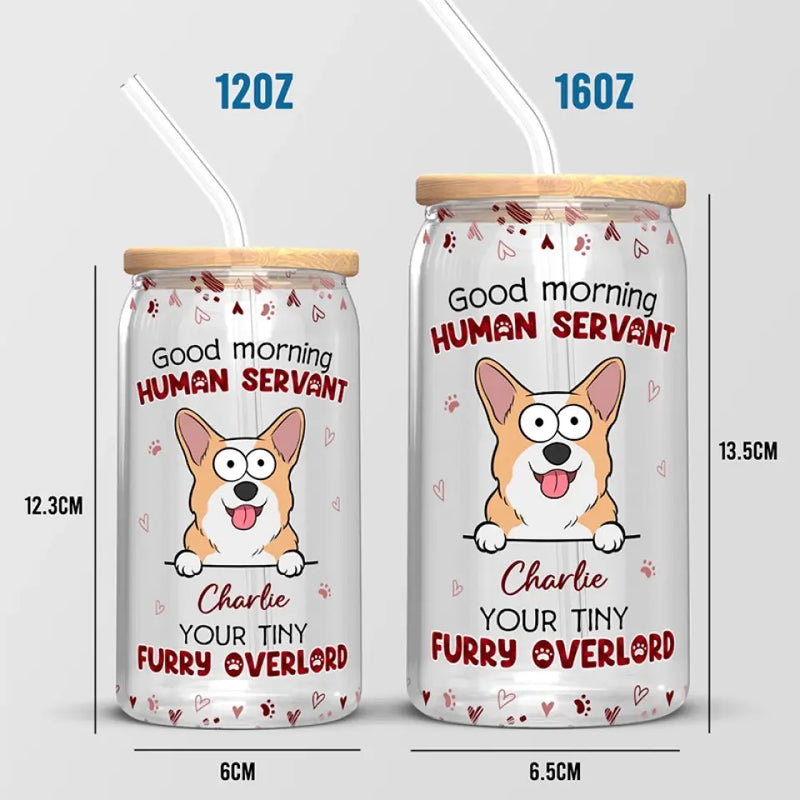 Custom Name Corgi Gifts for Dog Lovers - Personalized Glass Cup