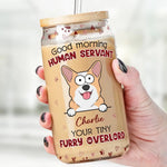 Custom Name Corgi Gifts for Dog Lovers - Personalized Glass Cup