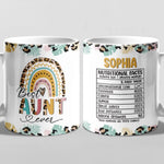 Custom Name Best Aunt Gifts - Personalized Mugs