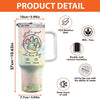 Just A Girl Who Loves Dogs - Dog & Cat Personalized Custom 40 Oz Stainless Steel Tumbler With Handle - Gift For Pet Owners, Pet Lovers