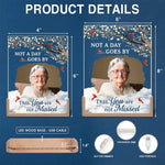 Custom Photo Memorial Gifts - Personalized 3D LED Walnut Night Light