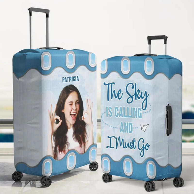 Custom Photo Travel Gifts for Women - Personalized Luggage Cover