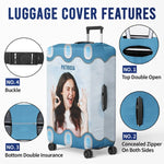 Custom Photo Travel Gifts for Women - Personalized Luggage Cover