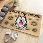 Custom Name Funny Dog House Gifts for Dog Lovers - Personalized Doormat