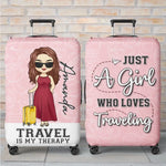 Custom Name Travel Gifts for Women - Personalized Luggage Cover
