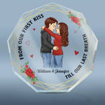 Custom Name Romantic Couple Gifts - Personalized Shaped Acrylic Plaque