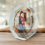 Custom Name Romantic Couple Gifts - Personalized Shaped Acrylic Plaque