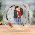 Custom Name Romantic Couple Gifts - Personalized Shaped Acrylic Plaque