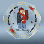 Custom Name Romantic Couple Gifts - Personalized Shaped Acrylic Plaque