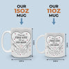 From Our First Kiss Till Our Last Breath - Couple Personalized Custom 3D Inflated Effect Printed Mug - Gift For Husband Wife, Anniversary
