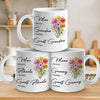 The Most Important Time Is Family Time - Family Personalized Custom Mug - Gift For Mom, Grandma