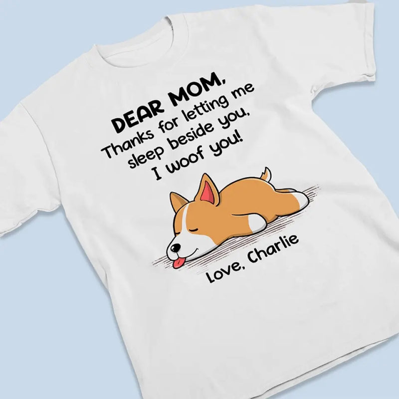 Custom Dog Name Gifts for Mom - Personalized Apparel