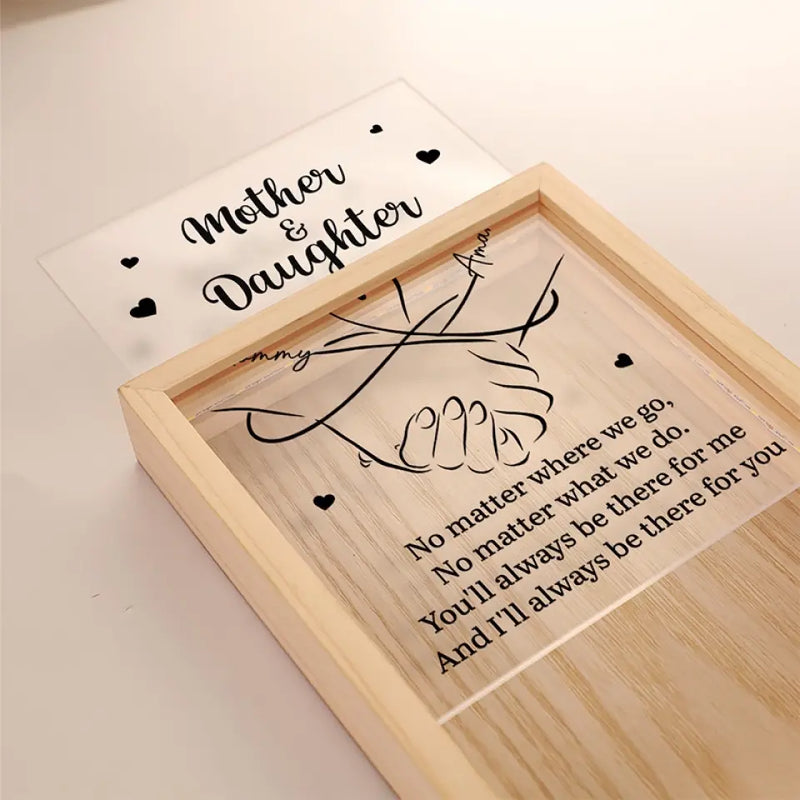 Custom Name Mother Daughter Gifts - Personalized Frame Light Box