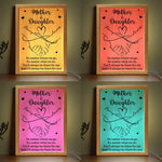 Custom Name Mother Daughter Gifts - Personalized Frame Light Box