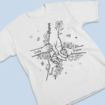 Custom Name Floral Pinky Promise Gifts - Personalized Apparel